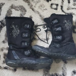 US Polo Assn. Fur boots, black - 8